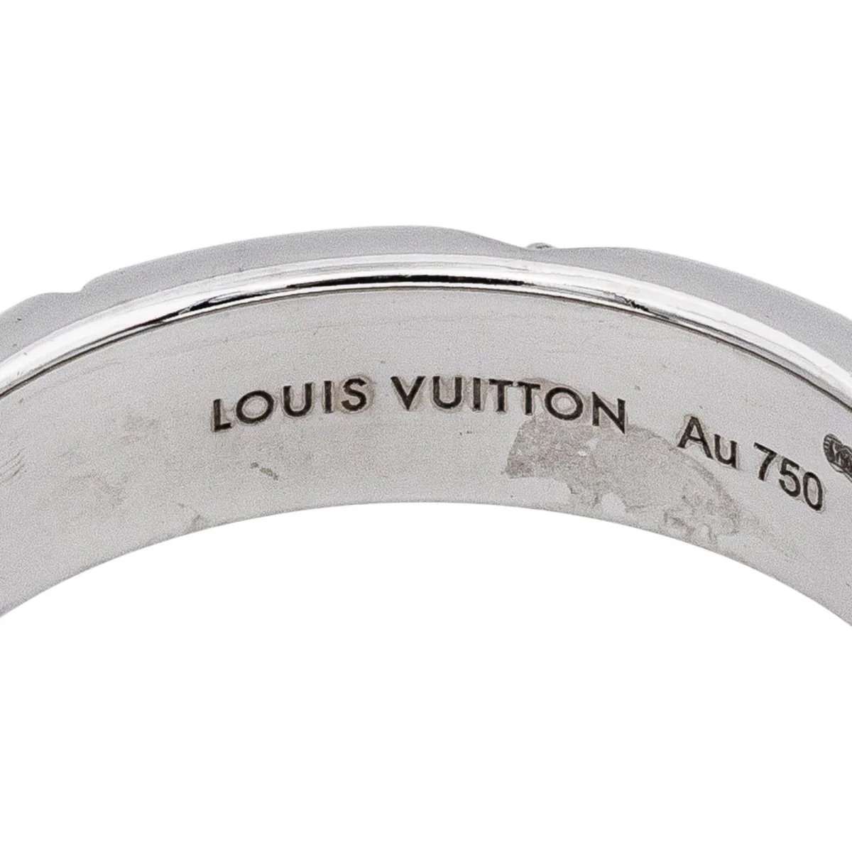 Bague LOUIS VUITTON "LV Volt" en or blanc - Image 7
