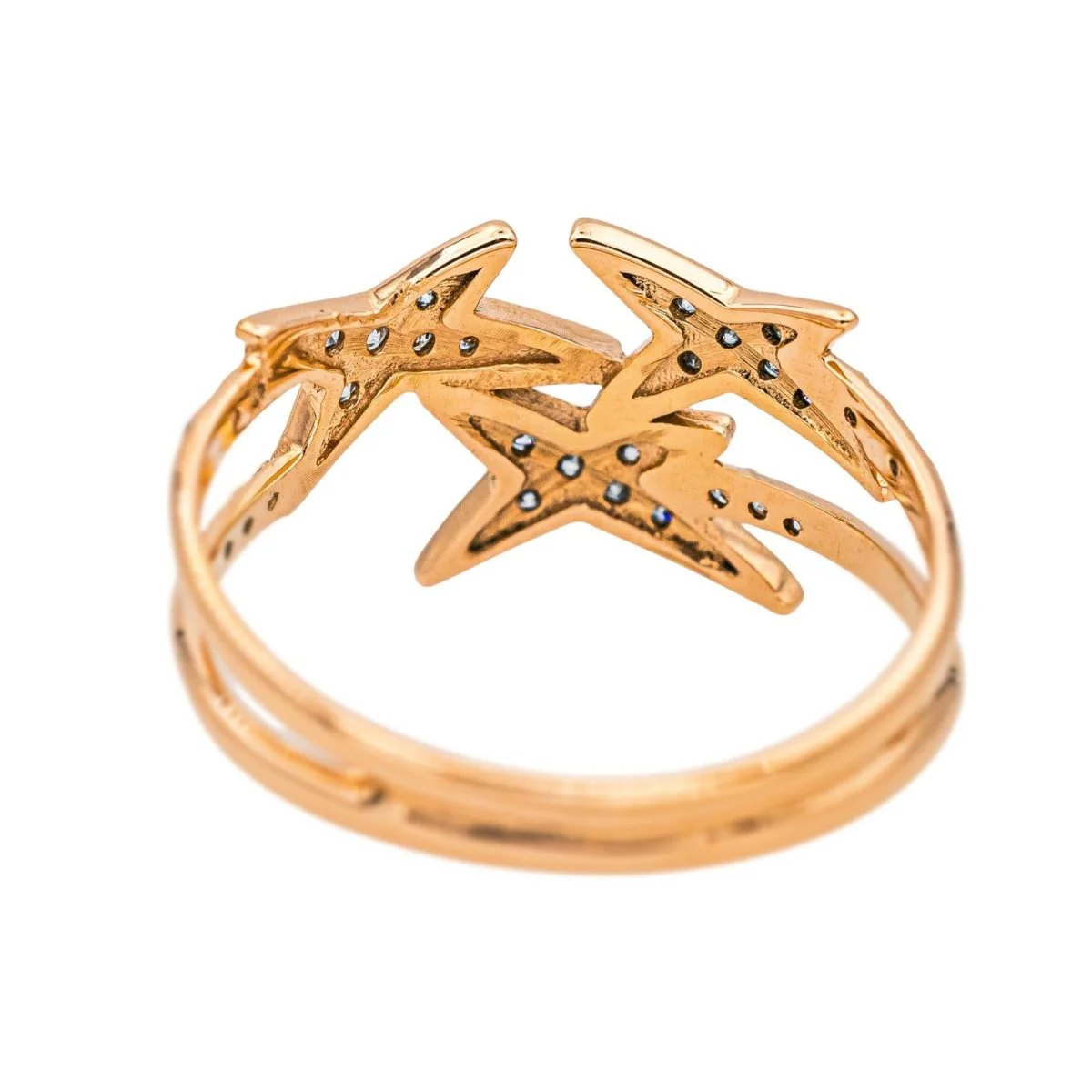 Bague Pavée MAUBOUSSIN "À Jamais Mon Étoile N°3" en or rose et diamants - Image 5