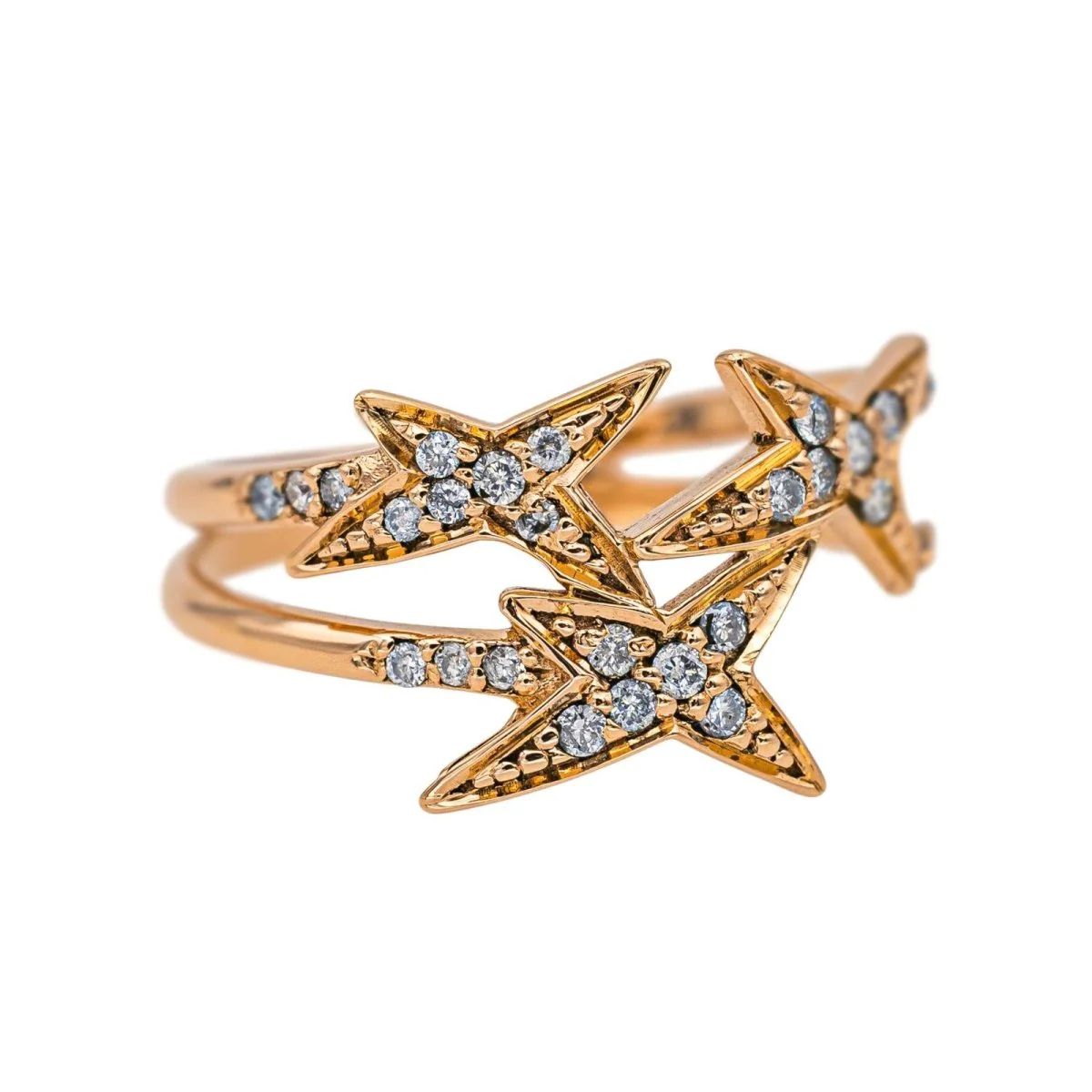 Bague Pavée MAUBOUSSIN "À Jamais Mon Étoile N°3" en or rose et diamants - Image 6