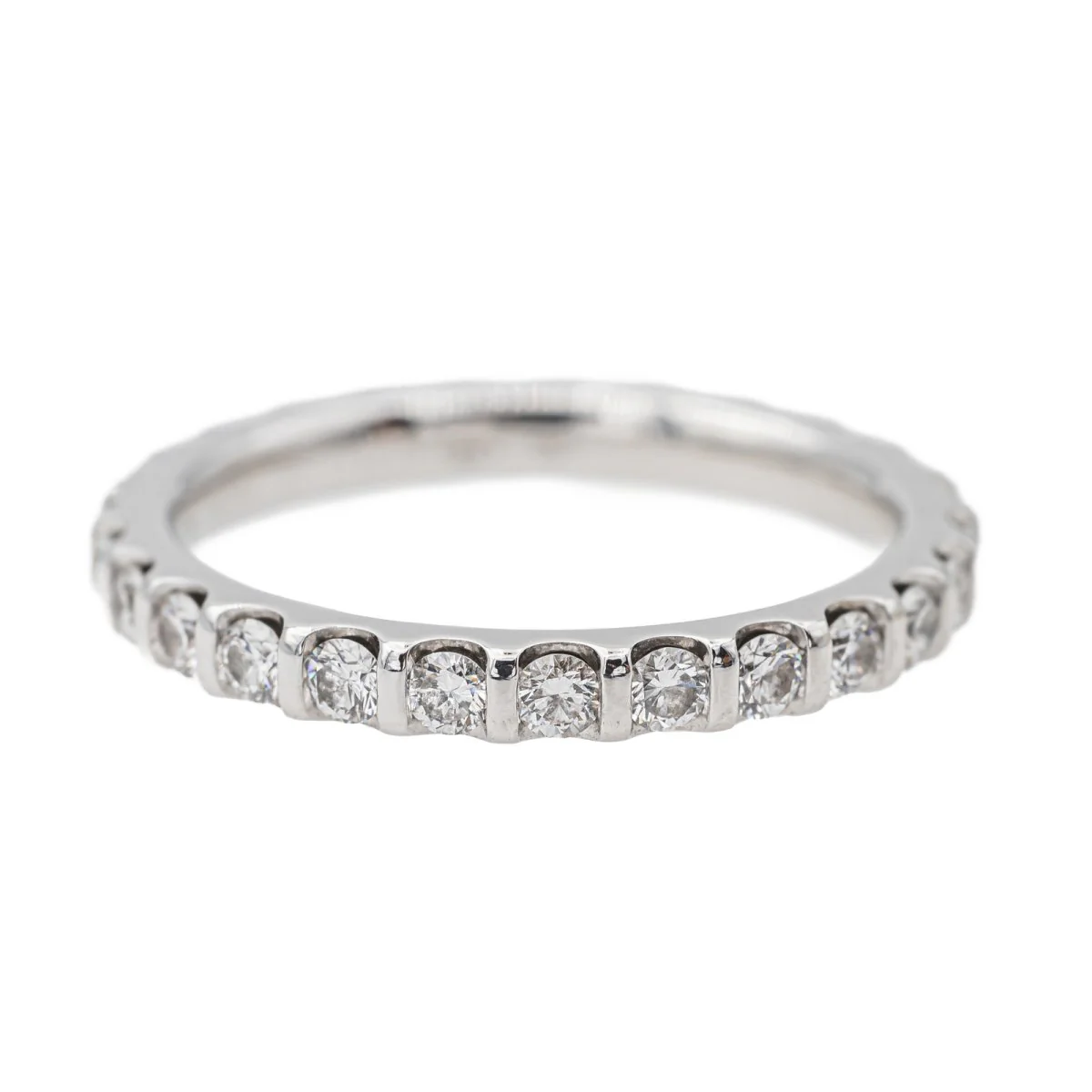 Bague Alliance MAUBOUSSIN en or blanc et diamants