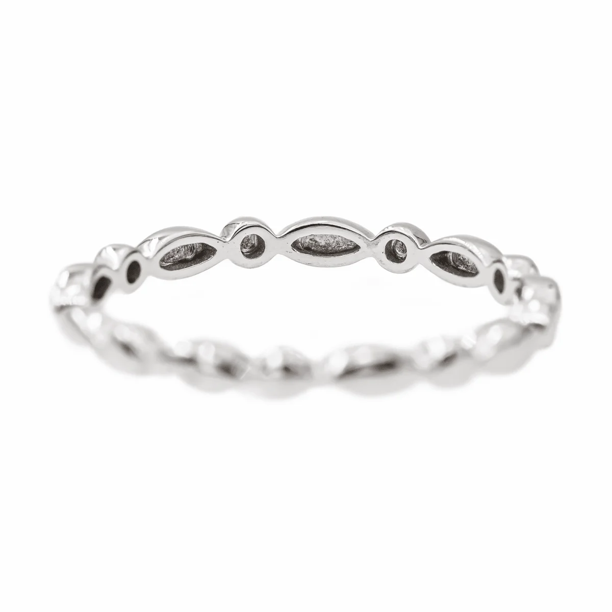 Mauboussin Bague Alliance  Or blanc - Image 3