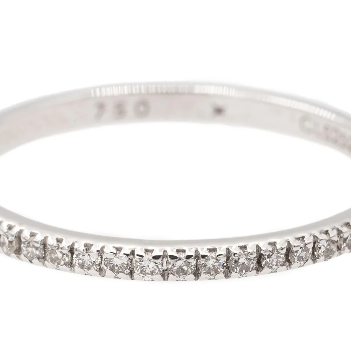 Bague Alliance MAUBOUSSIN "Parce que je l'aime" en or blanc et diamants - Image 4
