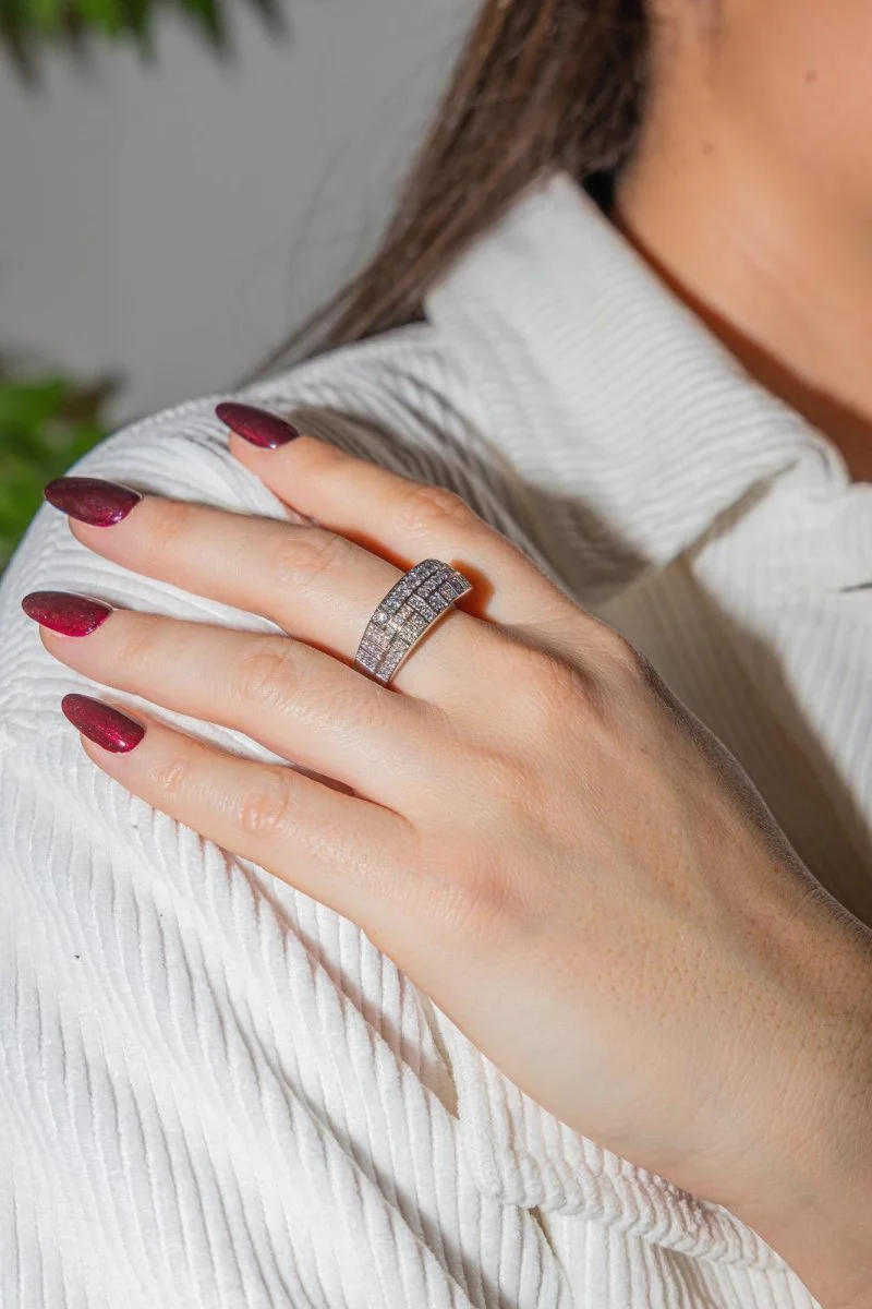Bague MAUBOUSSIN en or blanc et diamants - Image 2