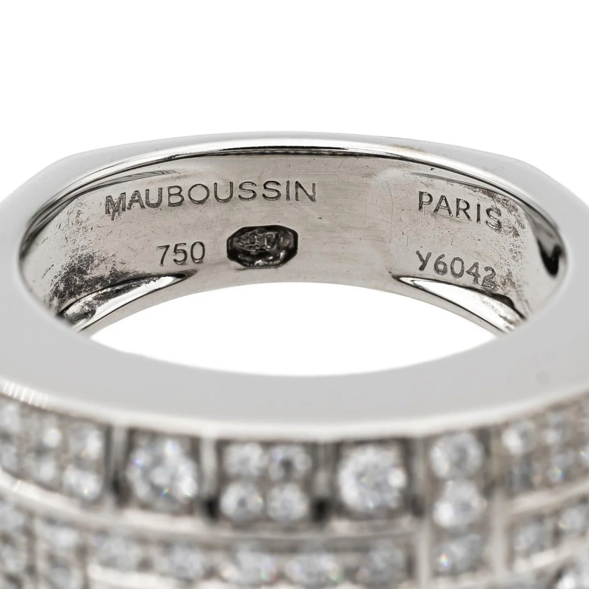 Bague MAUBOUSSIN en or blanc et diamants - Image 7