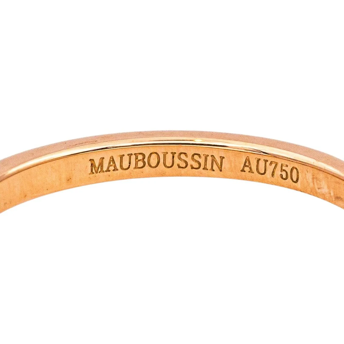 Bague Solitaire MAUBOUSSIN "Capsule d'émotions" en or rose, rubis et diamants - Image 7