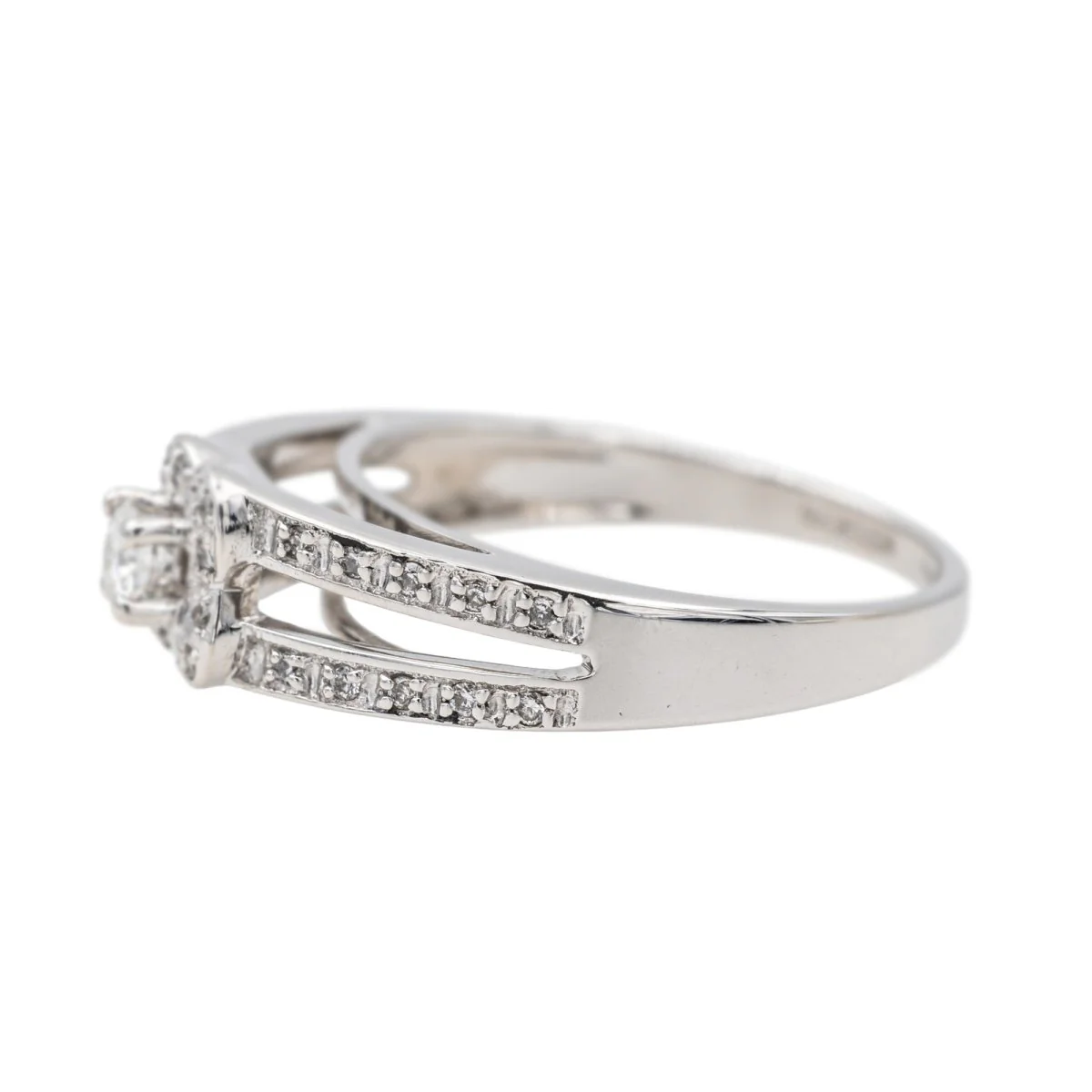 Bague MAUBOUSSIN "Chance of love" en or blanc et diamant - Image 5