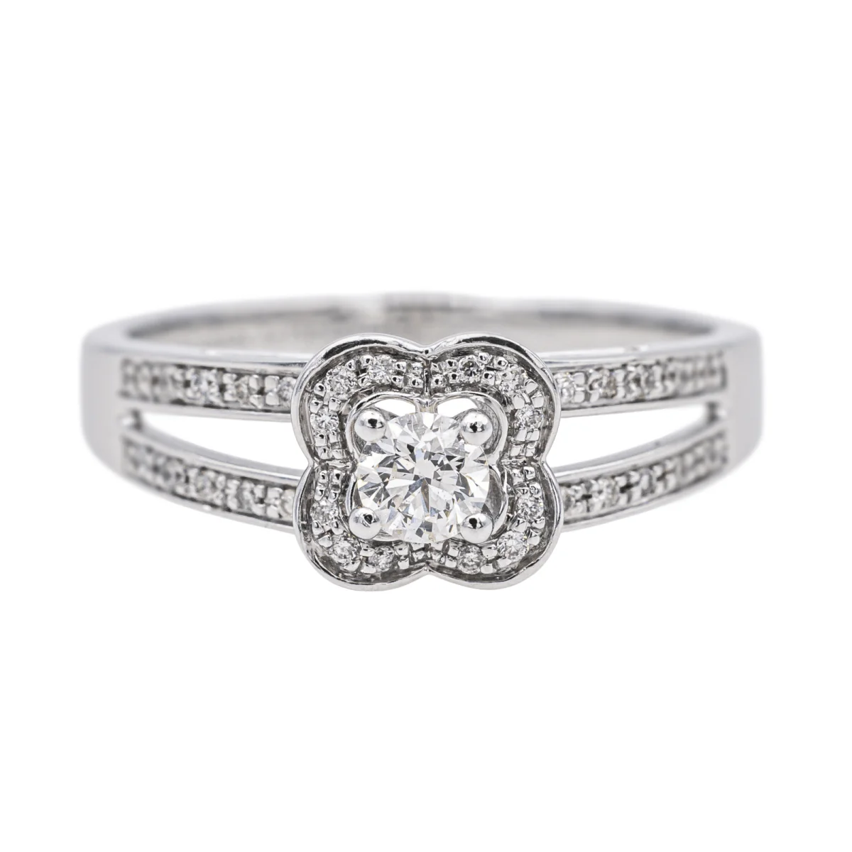 Bague MAUBOUSSIN "Chance of Love N°2" en or blanc et diamants