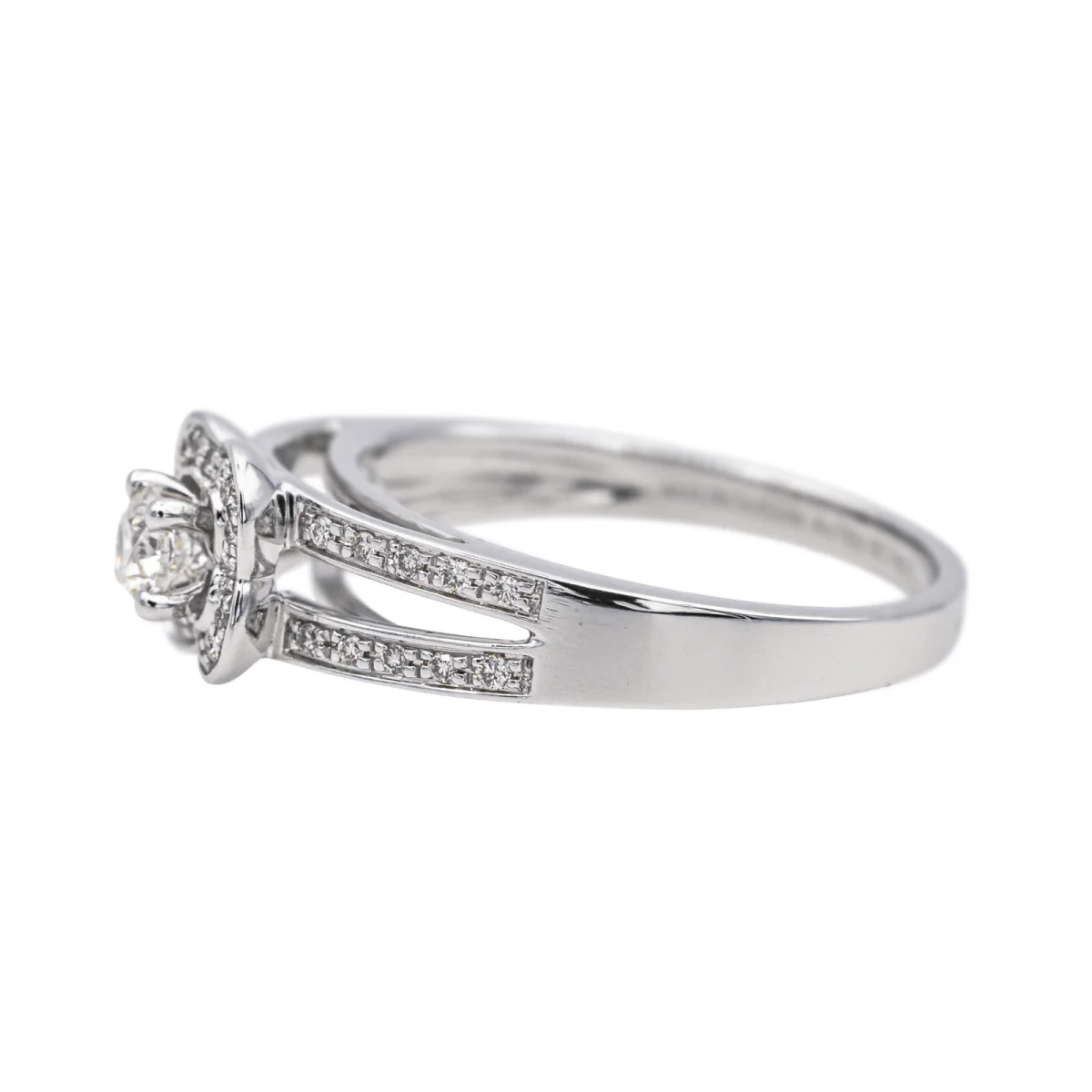 Bague MAUBOUSSIN "Chance of Love N°2" en or blanc et diamants - Image 4