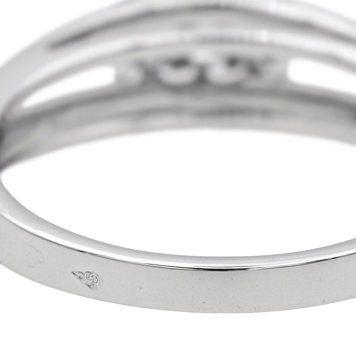 Bague MAUBOUSSIN "Chance of Love N°2" en or blanc et diamants - Image 7
