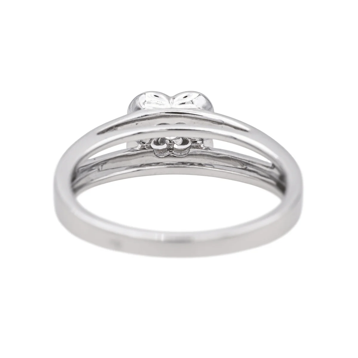 Bague MAUBOUSSIN "Chance of Love N°2" en or blanc et diamants - Image 8