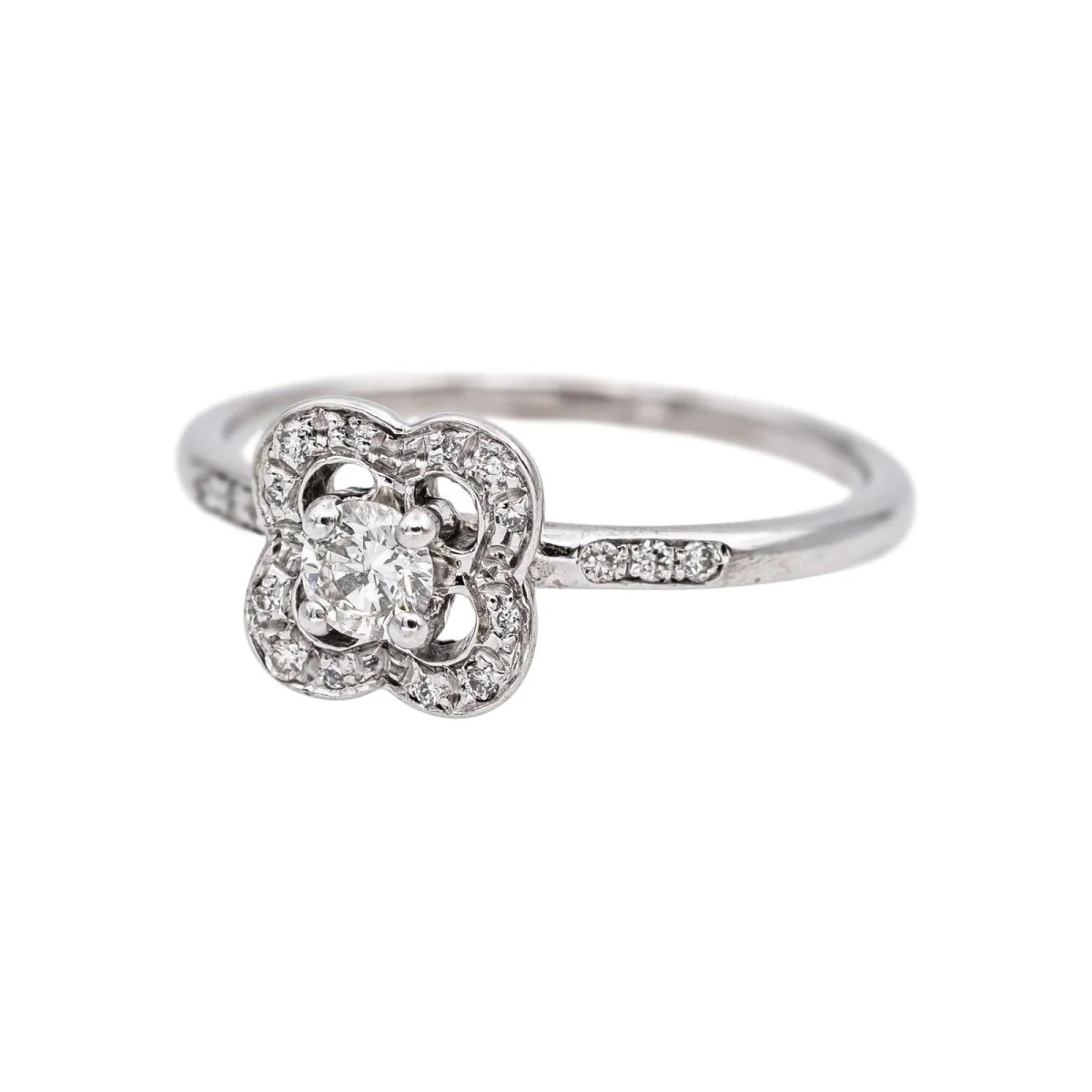 Bague Pavée MAUBOUSSIN "Chance Super One" en or blanc et diamants - Image 3
