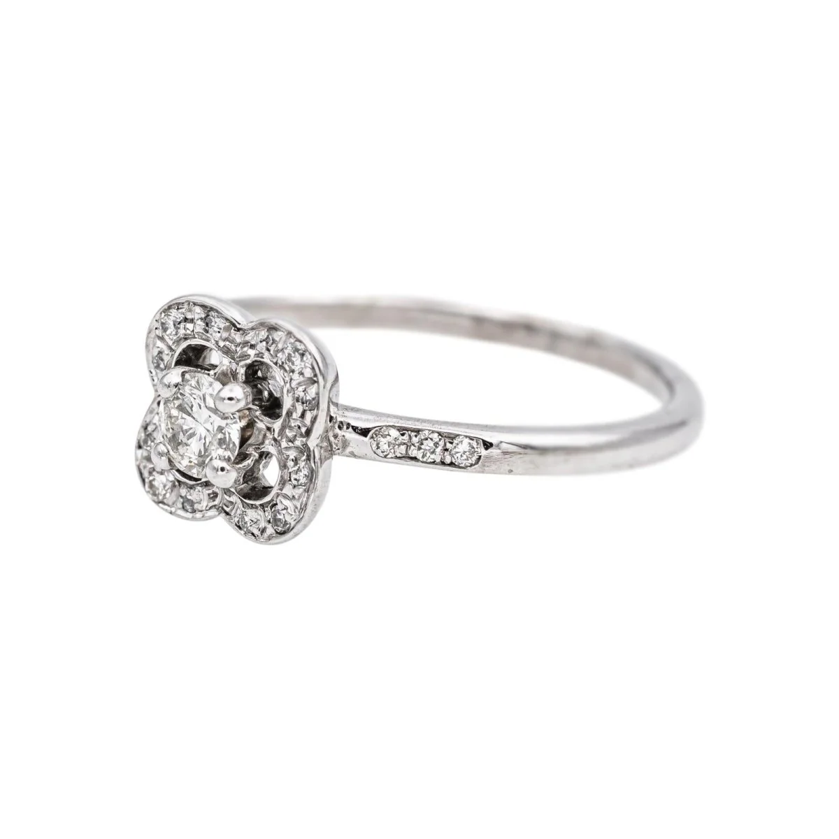 Bague Pavée MAUBOUSSIN "Chance Super One" en or blanc et diamants - Image 4
