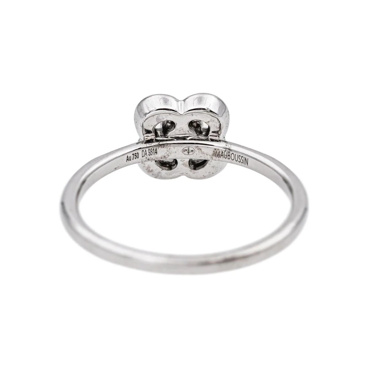 Bague Pavée MAUBOUSSIN "Chance Super One" en or blanc et diamants - Image 5