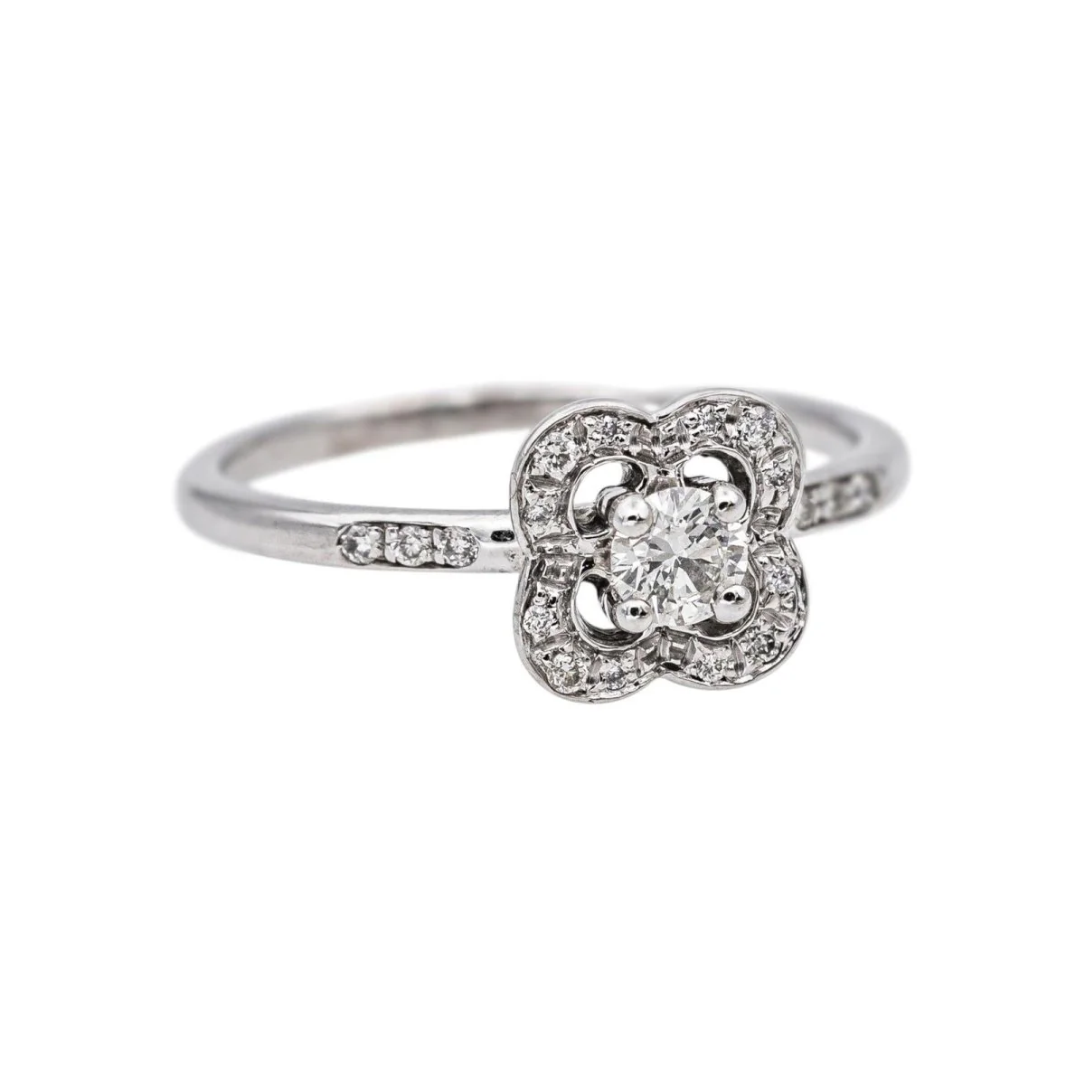 Bague Pavée MAUBOUSSIN "Chance Super One" en or blanc et diamants - Image 6