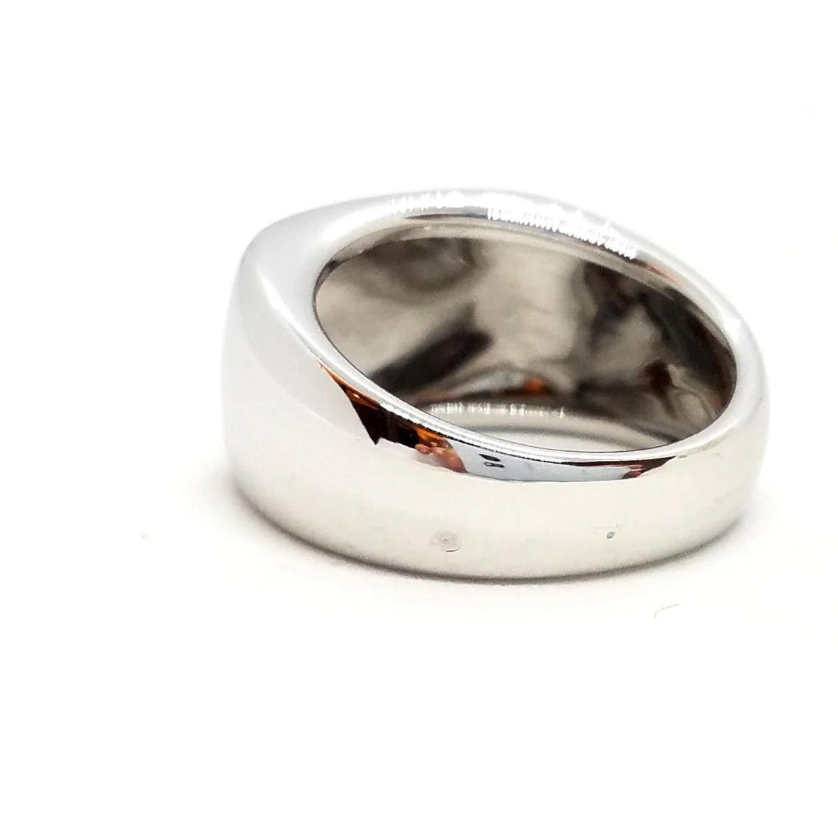 Bague Chevalière MAUBOUSSIN "Grande Cocotte" en or blanc - Image 6