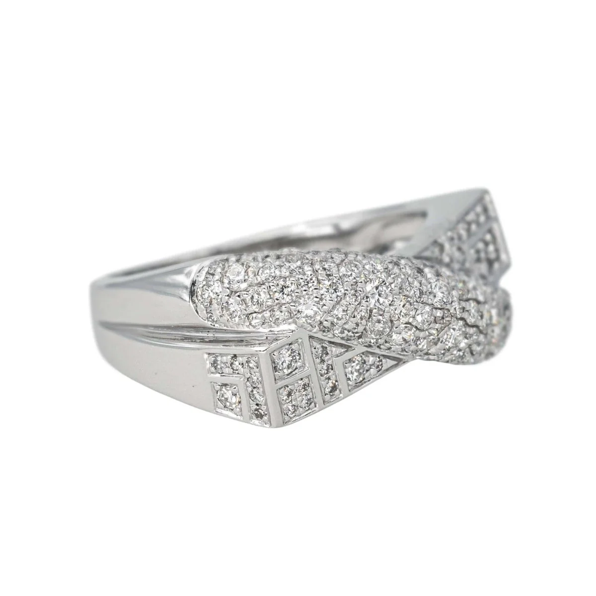 Bague Pavée MAUBOUSSIN "En corps et encore" en or blanc et diamants - Image 6