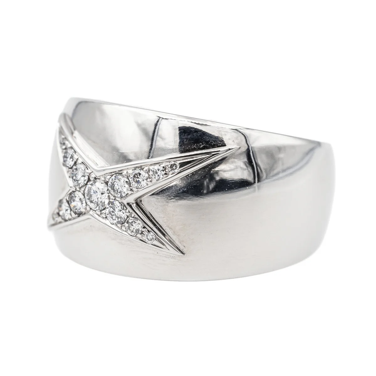 Bague MAUBOUSSIN "Etoile divine" en or blanc et diamants - Image 3