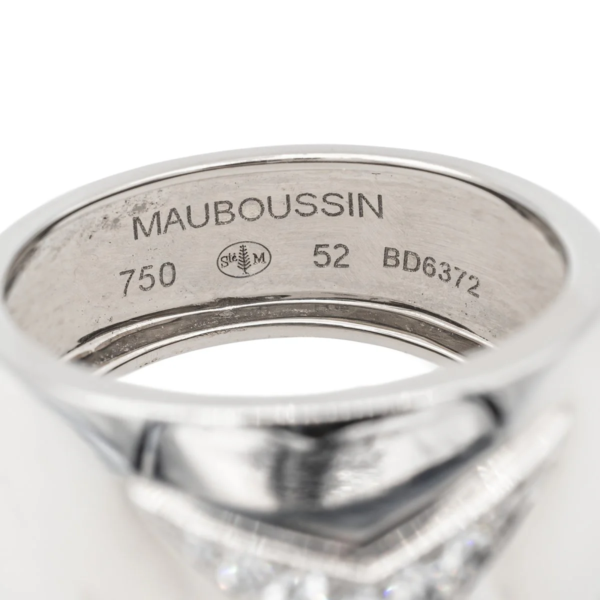 Bague MAUBOUSSIN "Etoile divine" en or blanc et diamants - Image 8
