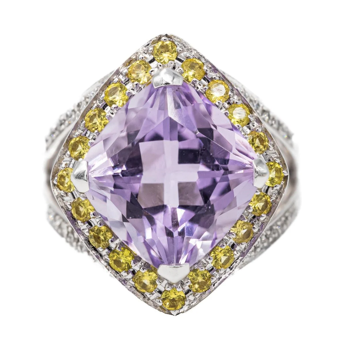 Mauboussin Bague Fou de toi Or blanc Améthyste