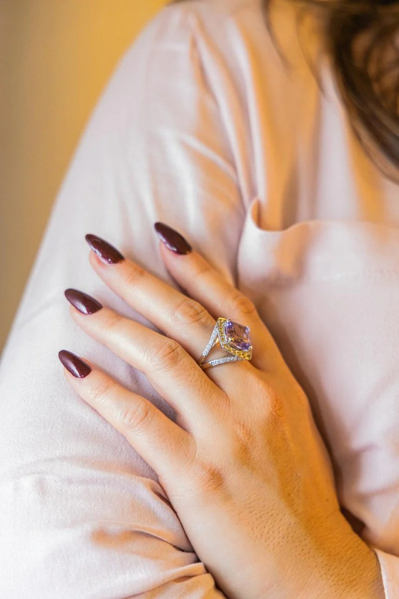 Mauboussin Bague Fou de toi Or blanc Améthyste - Image 2