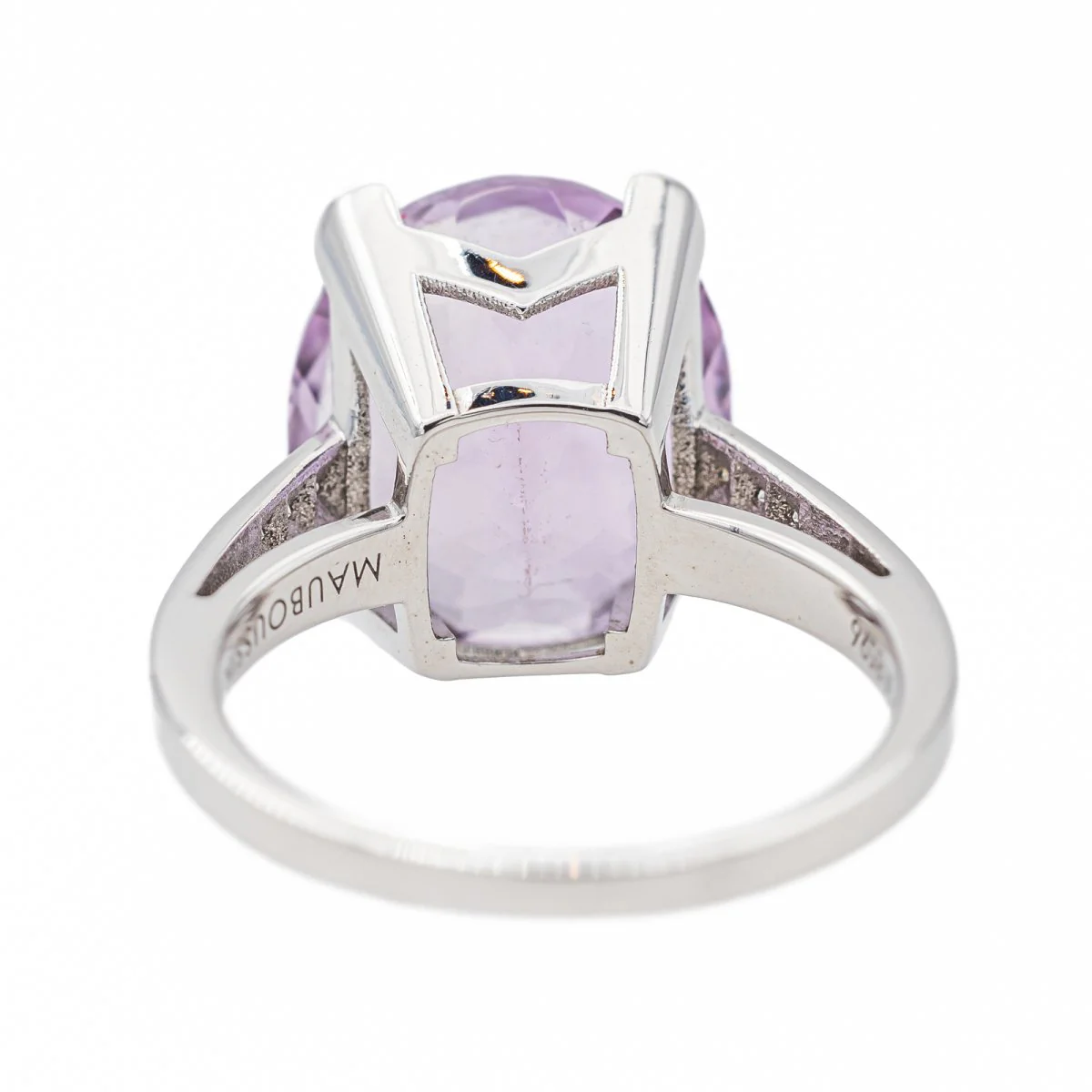 Mauboussin Bague Mon bébé d'amour Or blanc Améthyste - Image 5