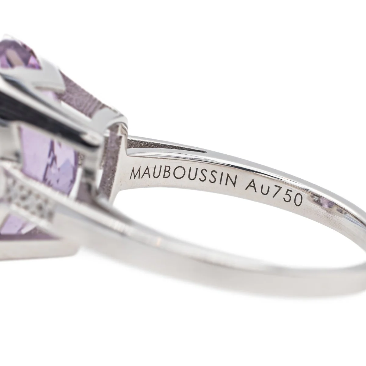 Mauboussin Bague Mon bébé d'amour Or blanc Améthyste - Image 6