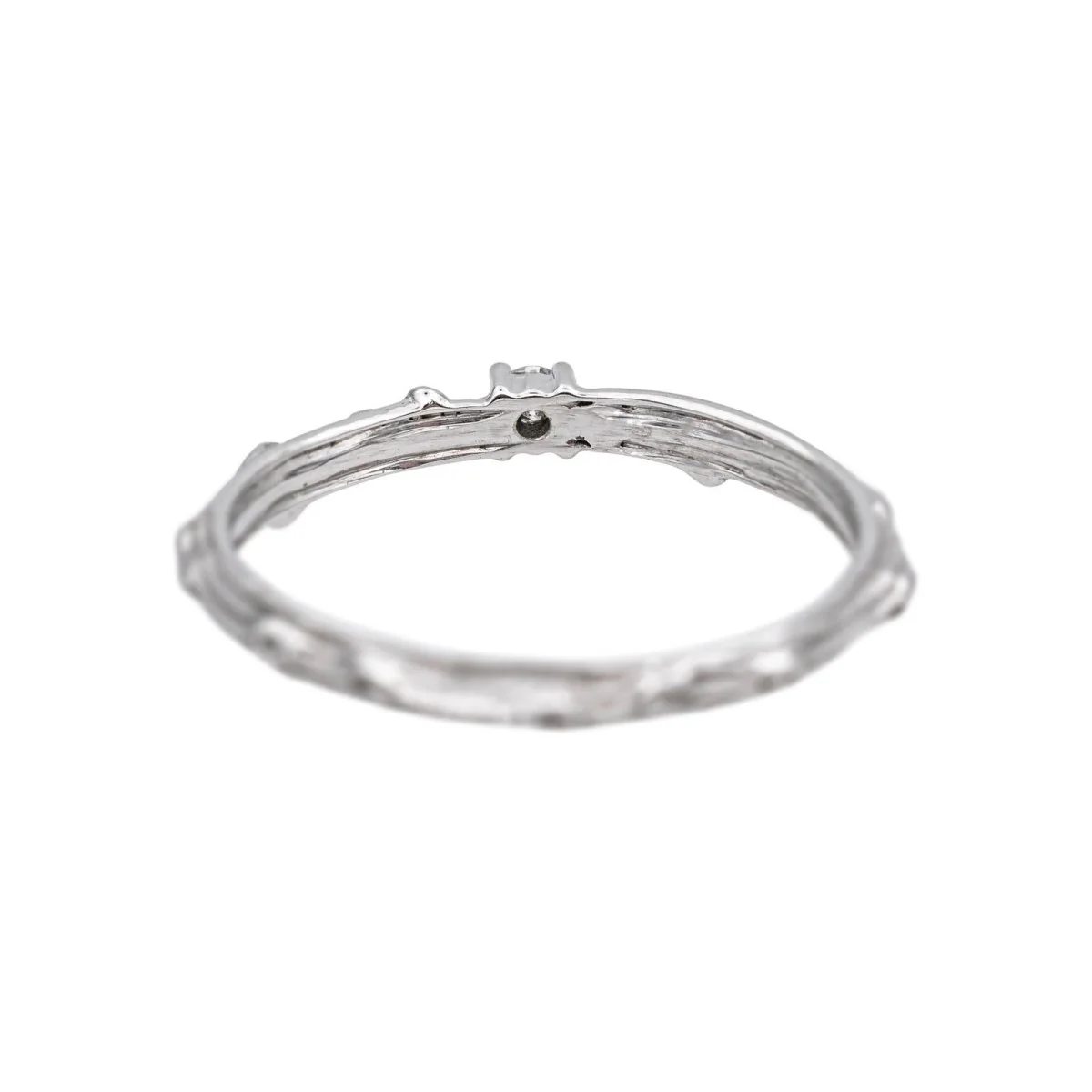 Bague Solitaire MAUBOUSSIN "Mon premier bisou" en or blanc et diamant - Image 5