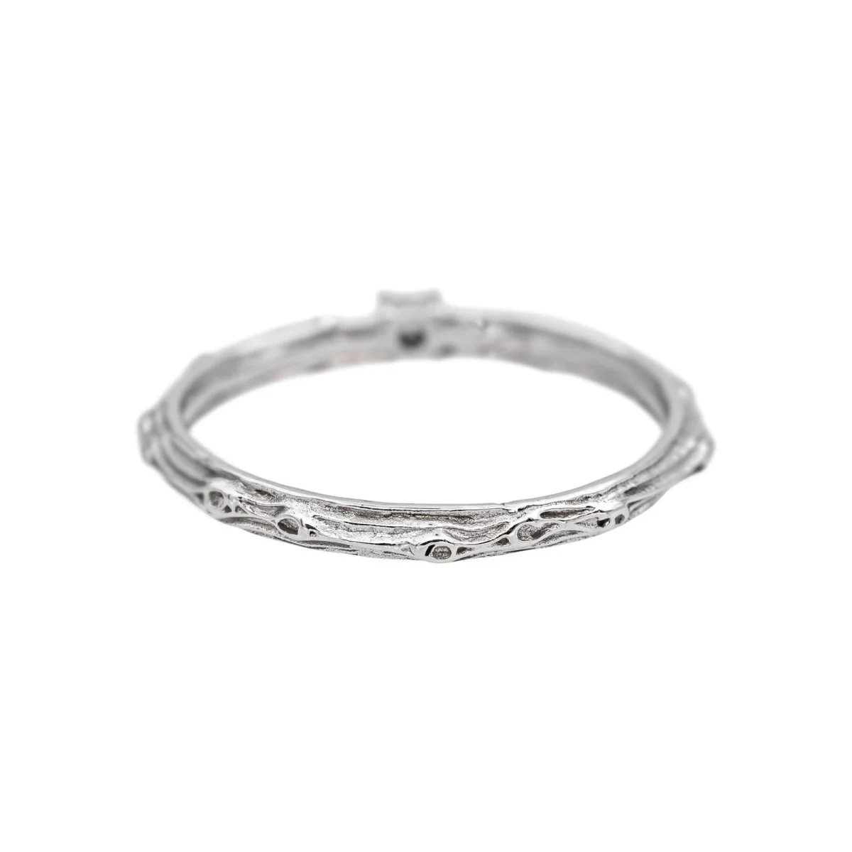 Bague Solitaire MAUBOUSSIN "Mon premier bisou" en or blanc et diamant - Image 6
