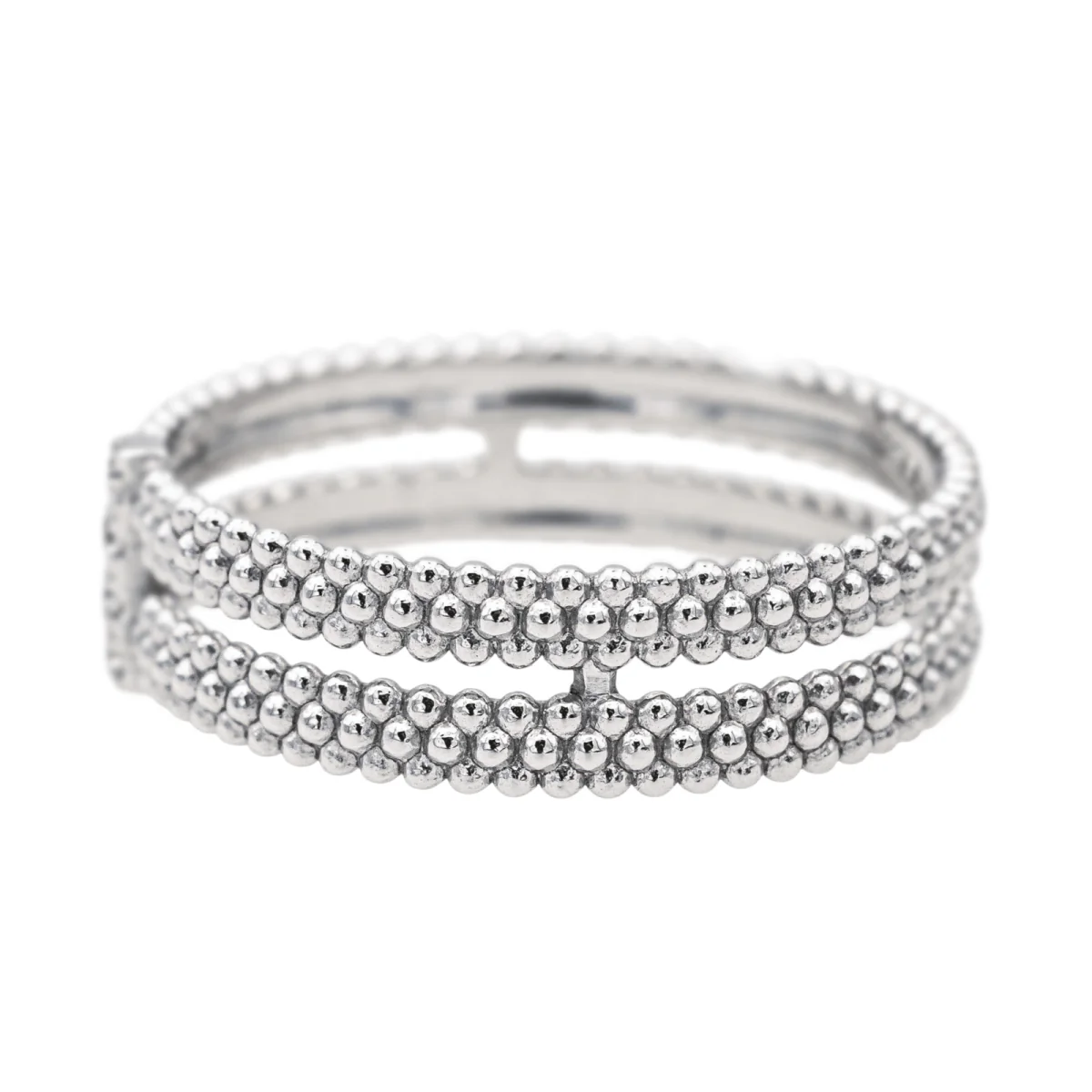 Bague Bandeau MAUBOUSSIN "Mon Premier Jour c'est Toi N°1" en or blanc et diamants - Image 4