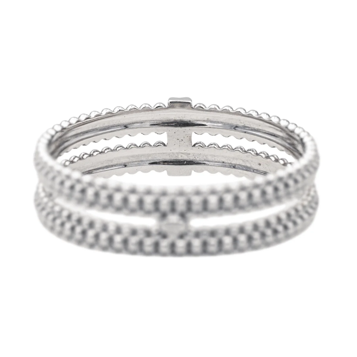 Bague Bandeau MAUBOUSSIN "Mon Premier Jour c'est Toi N°1" en or blanc et diamants - Image 5