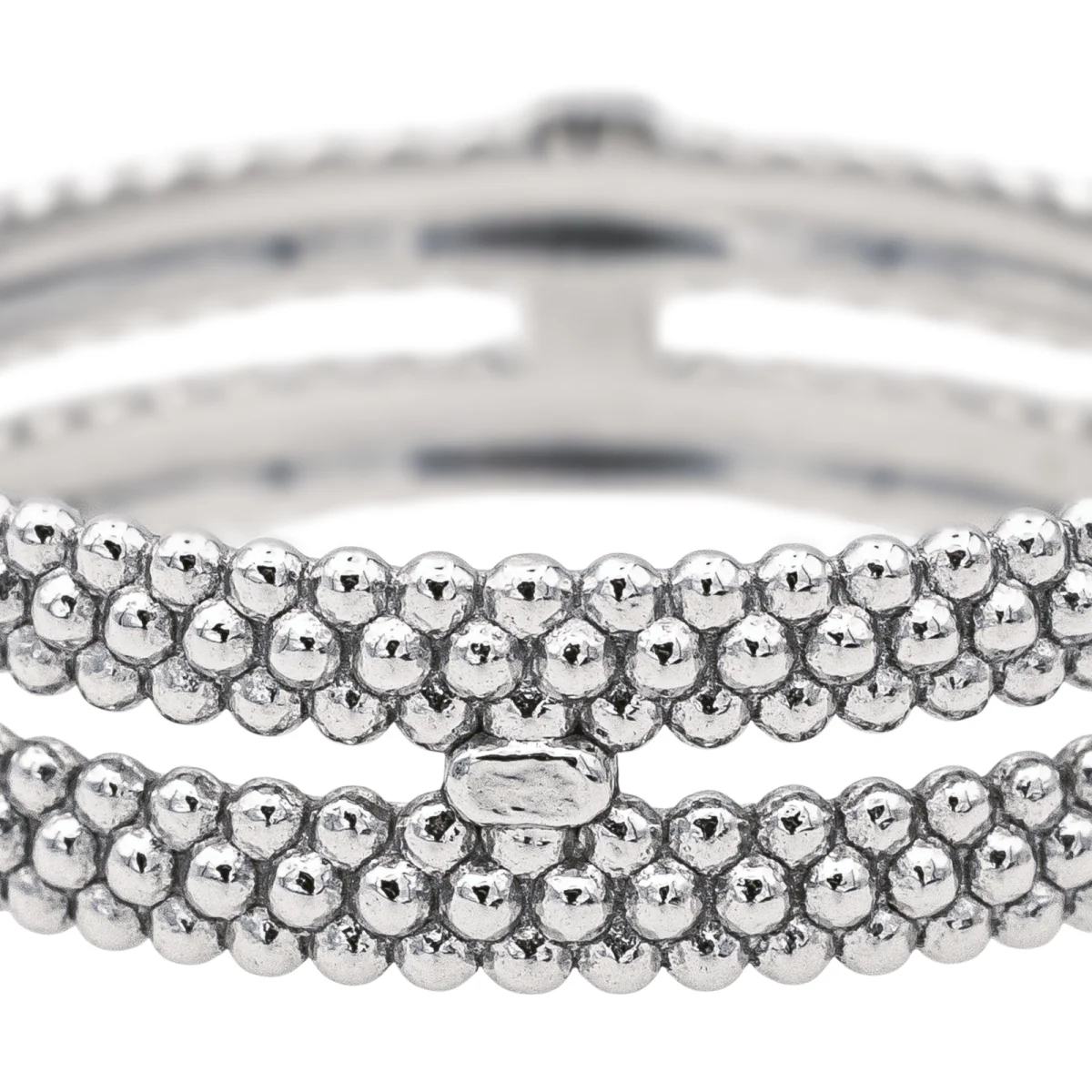 Bague Bandeau MAUBOUSSIN "Mon Premier Jour c'est Toi N°1" en or blanc et diamants - Image 6