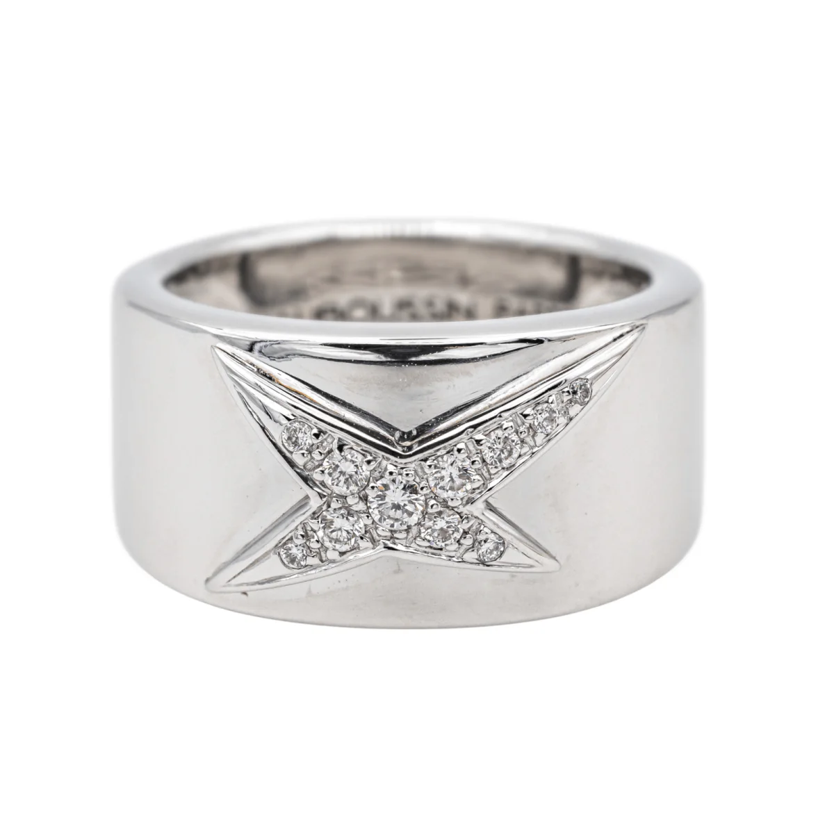 Bague MAUBOUSSIN "Étoile Divine" en or jaune, or blanc et diamants