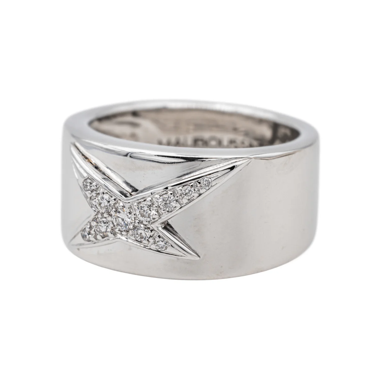 Bague MAUBOUSSIN "Étoile Divine" en or jaune, or blanc et diamants - Image 3