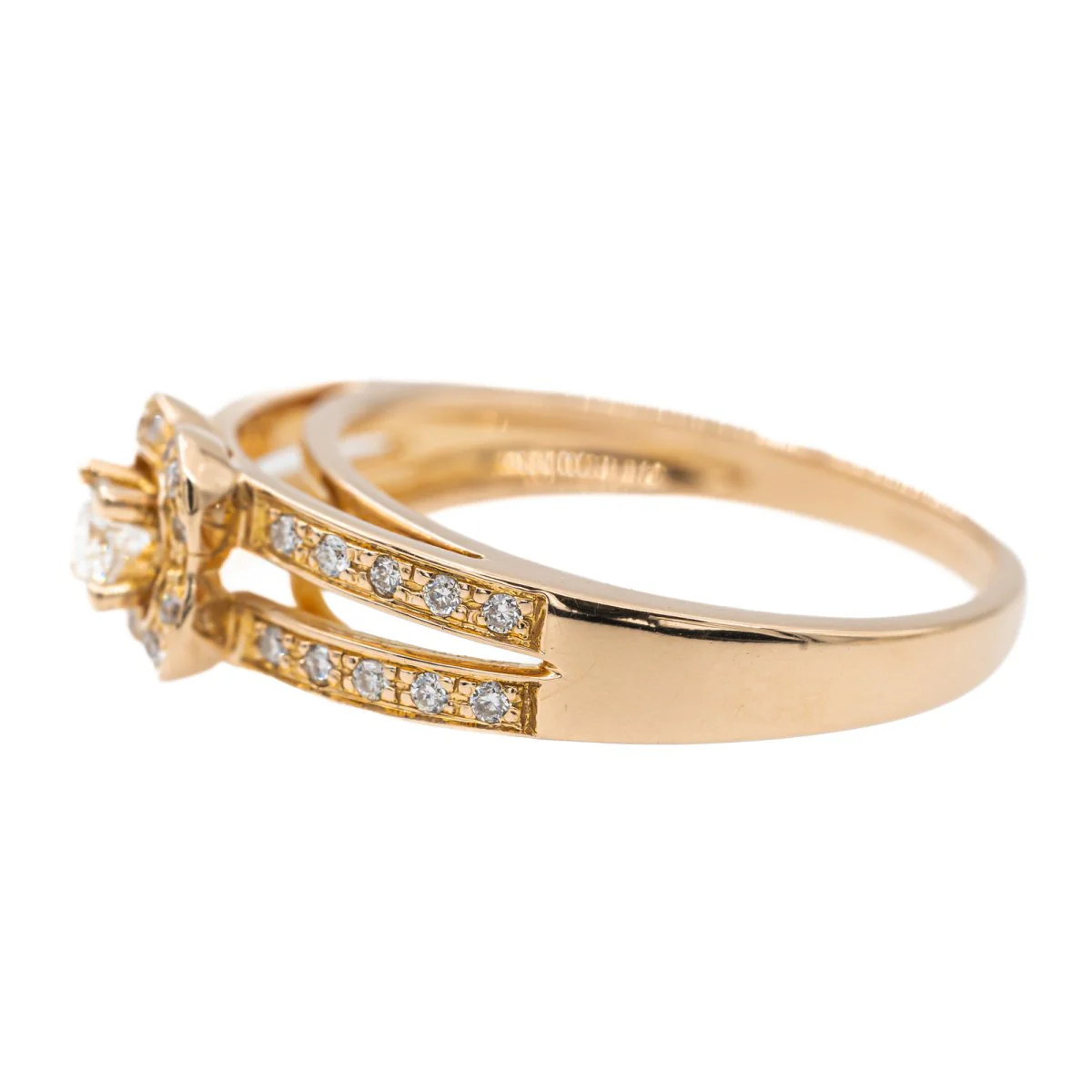 Bague MAUBOUSSIN "Chance of Love N° 1" en or rose et diamants - Image 4