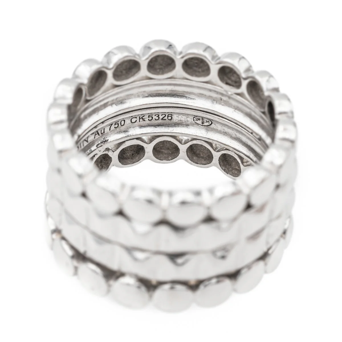 Bague MAUBOUSSIN "Route de Tennesse" en or blanc - Image 6