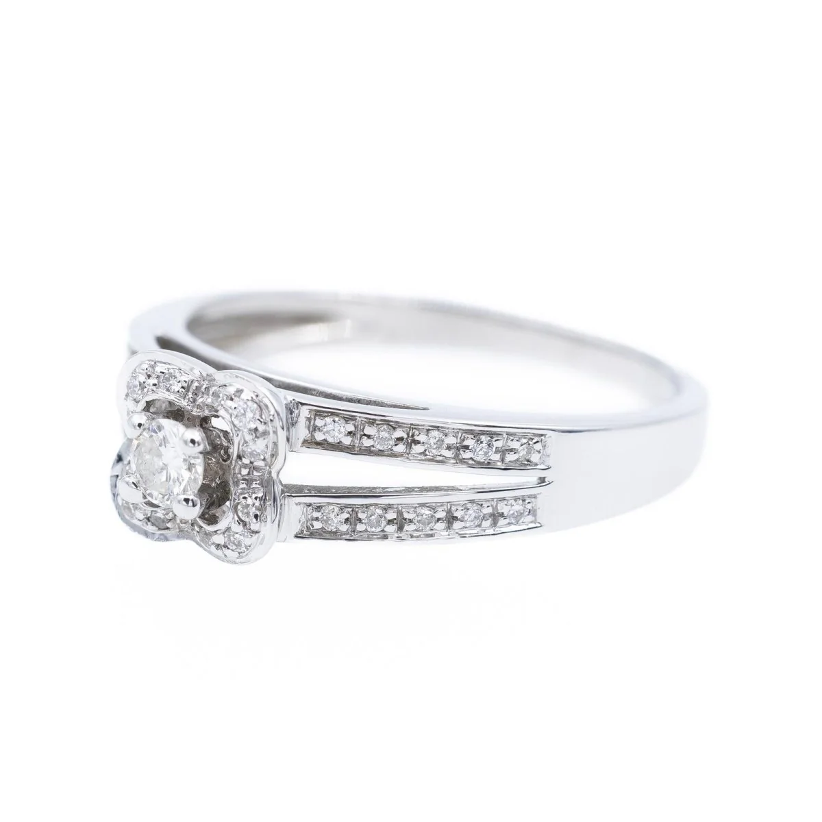 Mauboussin Bague Solitaire Chance of Love Or blanc Diamant - Image 3