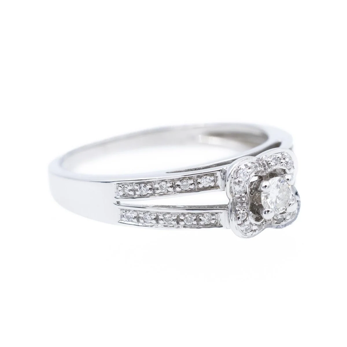 Mauboussin Bague Solitaire Chance of Love Or blanc Diamant - Image 7