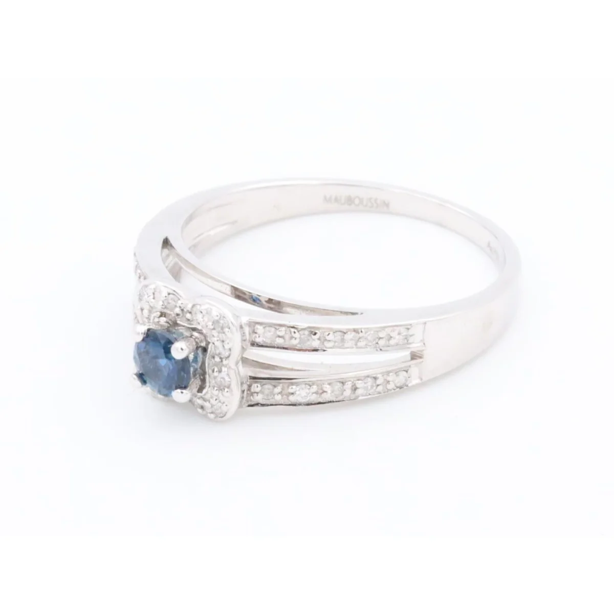 Mauboussin Bague Solitaire Chance of love Or blanc Saphir - Image 8