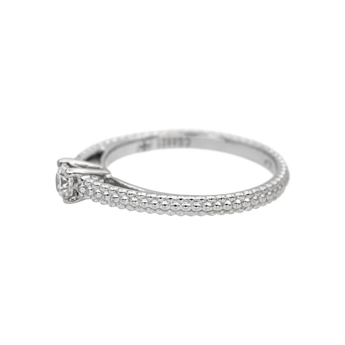 Bague Solitaire MAUBOUSSIN "Fan du premier jour" en or blanc et diamant - Image 4