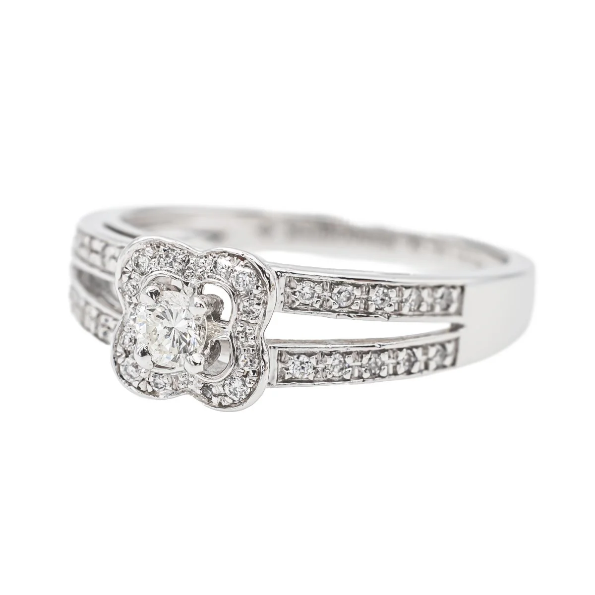 Bague MAUBOUSSIN "Chance of Love N°1" en or blanc et diamants - Image 3