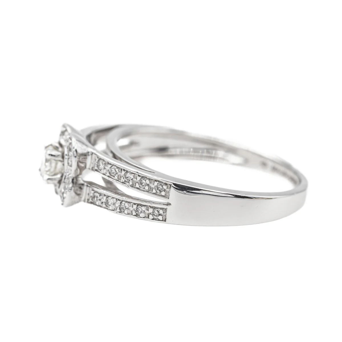 Bague MAUBOUSSIN "Chance of Love N°1" en or blanc et diamants - Image 4