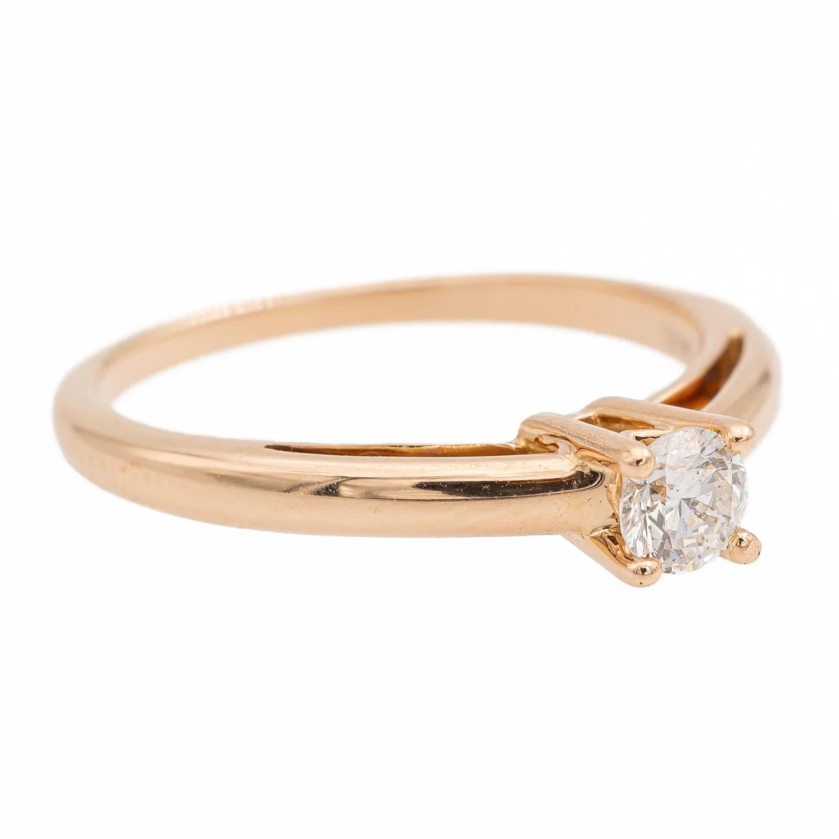 Bague Solitaire MAUBOUSSIN en or rose et diamant - Image 6