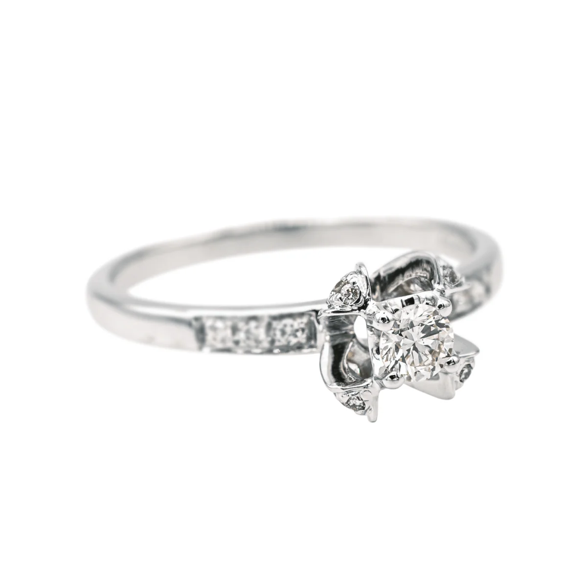 Bague Solitaire MAUBOUSSIN "Sacré Désir N°2" en or blanc et diamants - Image 8