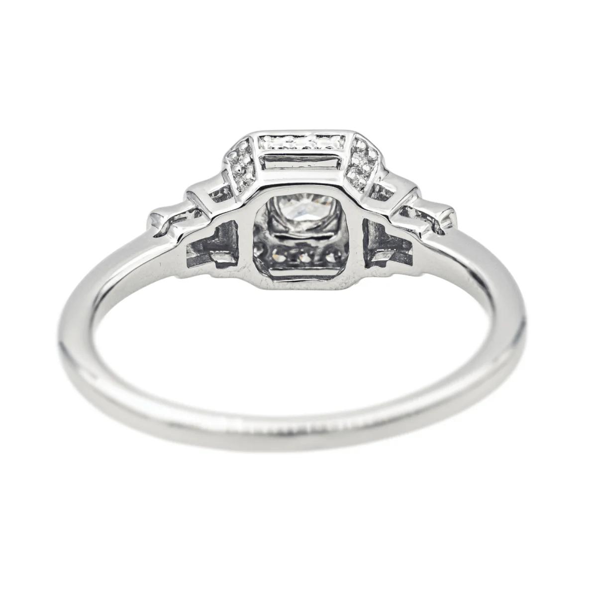 Bague Solitaire MAUBOUSSIN "Un Automne 1930" en or blanc et diamants - Image 5