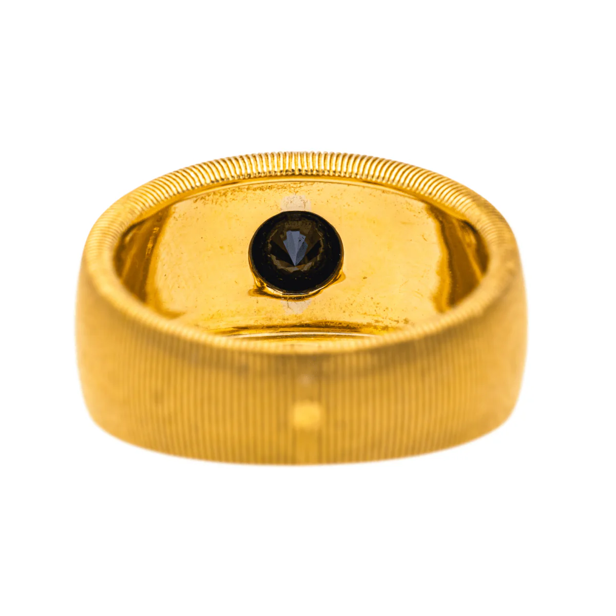 Bague Jonc MAUBOUSSIN "Un été en Toscane" en or jaune, or blanc et diamants - Image 6