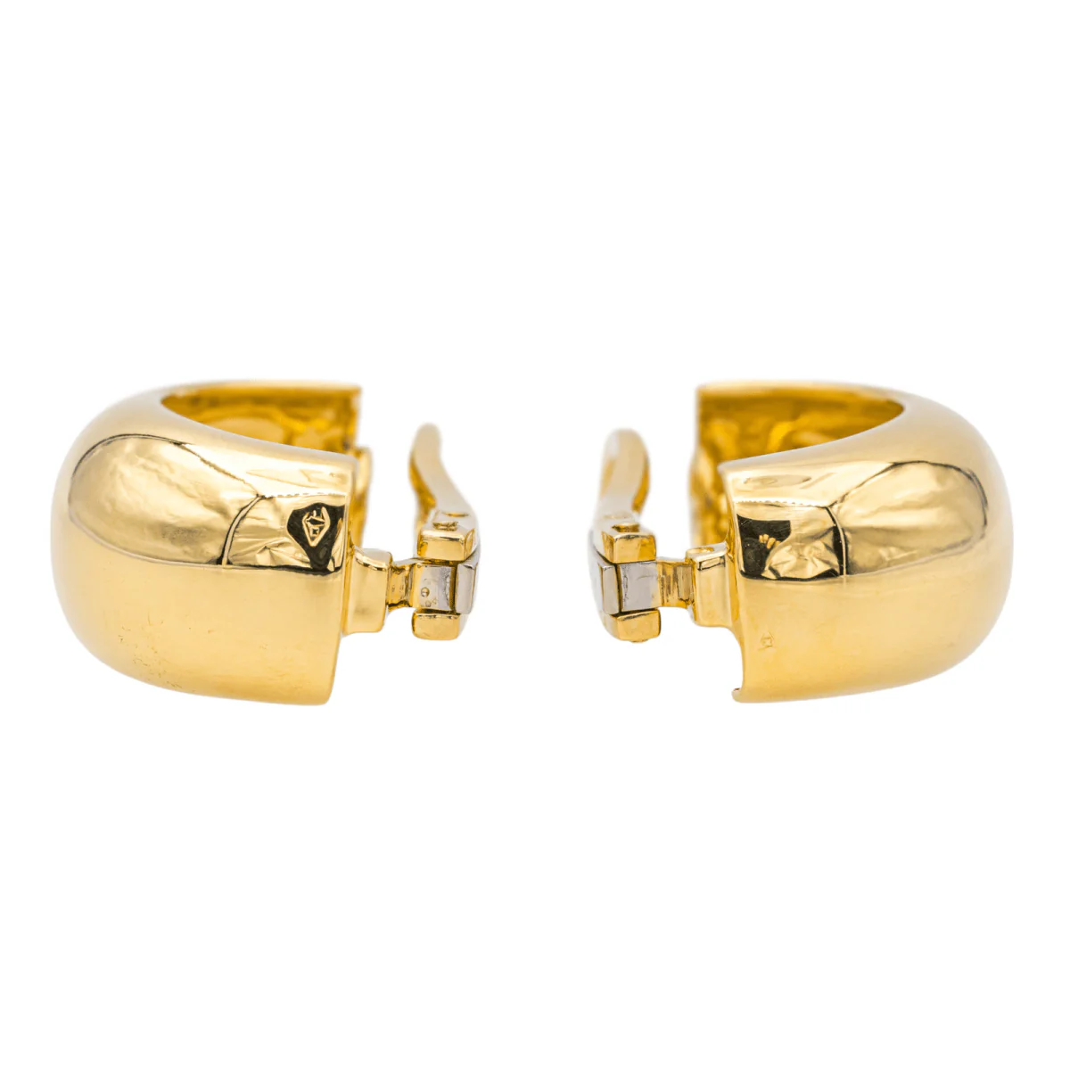 Boucles d'oreilles Créoles MAUBOUSSIN en or jaune - Image 6