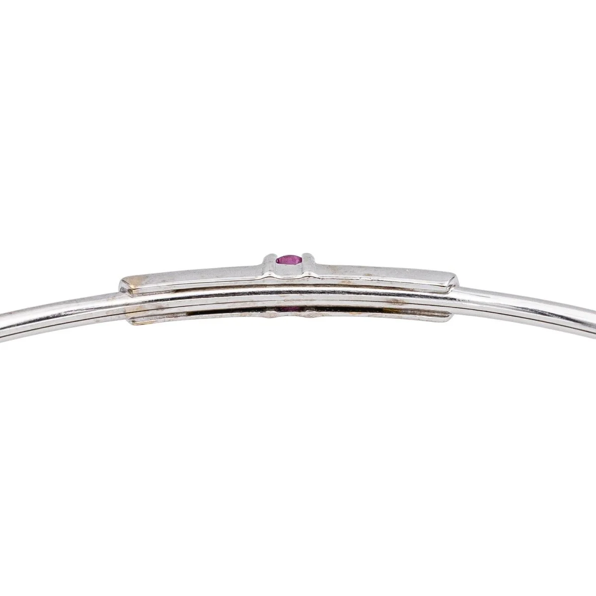 Bracelet MAUBOUSSIN "Capsule d'émotions" en or blanc et rubis - Image 5