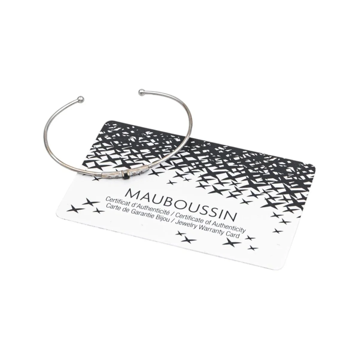 Bracelet MAUBOUSSIN "Capsule d'émotions" en or blanc et saphir - Image 3