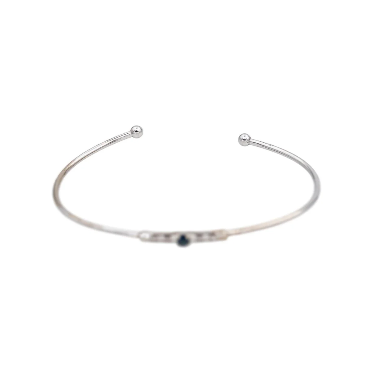 Bracelet MAUBOUSSIN "Capsule d'émotions" en or blanc et saphir - Image 4