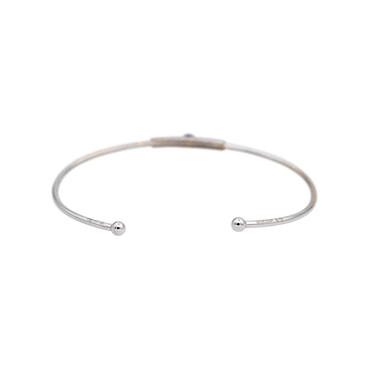 Bracelet MAUBOUSSIN "Capsule d'émotions" en or blanc et saphir - Image 5